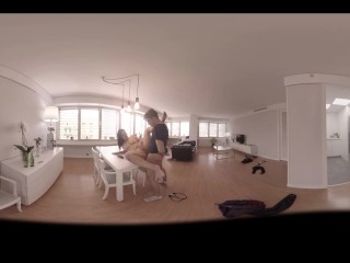 VR Porn 360 Fucked on the table