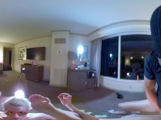 VR PoundPie3 - Rough DP With 11" Cocks - HD Virtual Reality Porn