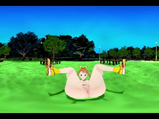 VR 360 Video Anime May Pokemon Missionary in the park